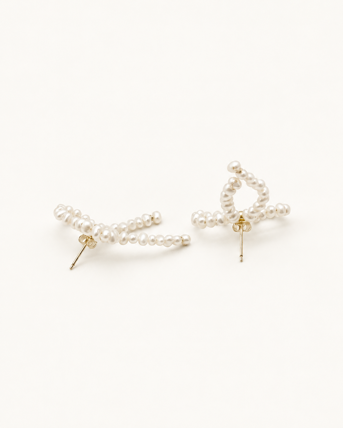 Handmade Earrings — back and side detail