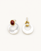 Earrings — back and side detail