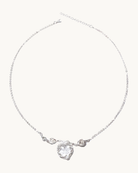 PlantsSorcery Engraved Glass Necklace full necklace on ivory background