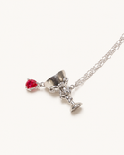 PlantsSorcery Wine Glass Necklace - pendant detail