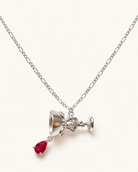 PlantsSorcery Wine Glass Necklace - front pendant view